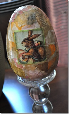 PAPER MACHE EGG