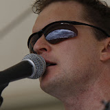 Kumeu Beer &amp; Wine Festival Kumeu Show Grounds Kumeu Saturday 9th February 2008. The lead singer of Crossover performs. Photo Credit: Shane Wenzlick