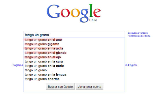 Búsquedas raras en Google 3 Búsquedas raras en Google 3