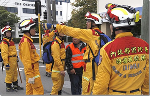 Taiwanese rescurers