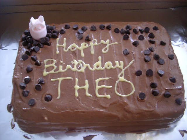 Theos birthday cake