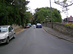 we met at the university main arts building and took off from there. this is the road leading up to menai bridge