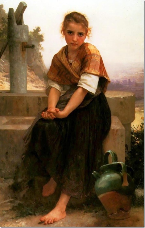 William Bouguereau - The Broken Pitcher _1891_ William Bouguereau - The Broken Pitcher _1891_
