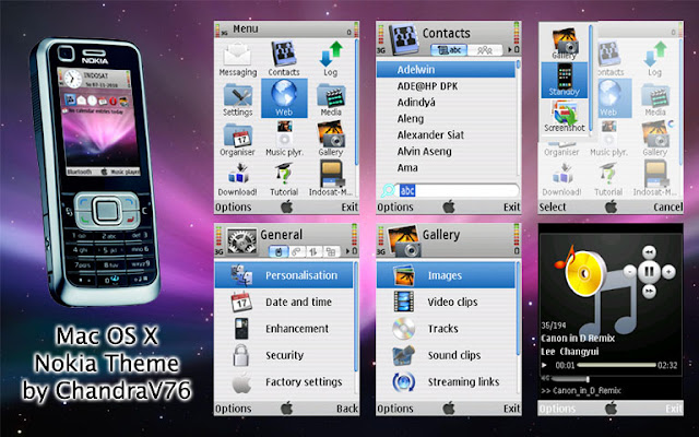 Mac OS X Nokia Theme Mac OS X Nokia Theme