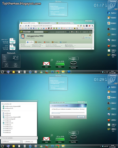 TrimMinimal is a Beautiful theme for Windows 7 TrimMinimal is a Beautiful theme for Windows 7