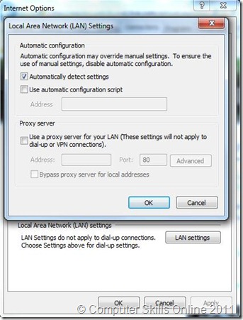 internet proxy settings internet proxy settings