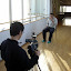 The crew from We All Japan conducting interviews