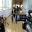 The crew from We All Japan conducting interviews