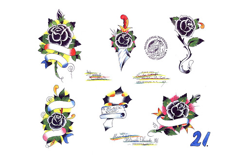 rose tattoo sketches