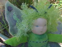 Butterfly Girl - Custom - you pick wing, hair and eye colors