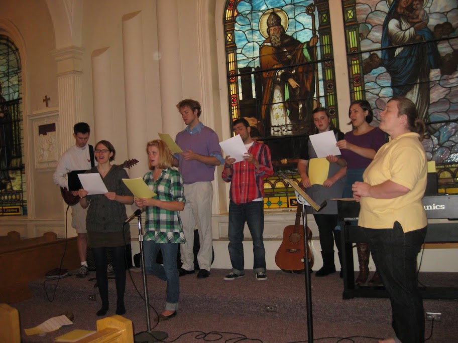 Music Group at Student Mass
