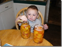 canning peaches Abbi 1st day of HS 004