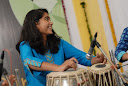 Female tabla player