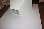 Trace one side of the shade and add at least 1/4 inch to all sides for overlap