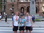 Laura, Dan, and I after the race
