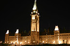Parliament at night