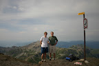 Glenn and I at the top of the Schilthorn