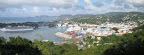 Castries harbour, St. Lucia panorama