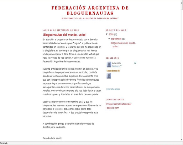 Federación Argentina de Bloguernautas