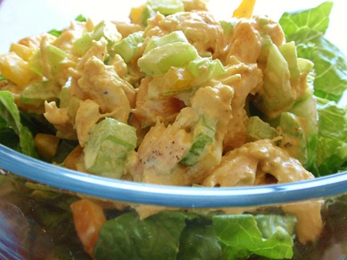 Mango Curry Chicken Salad