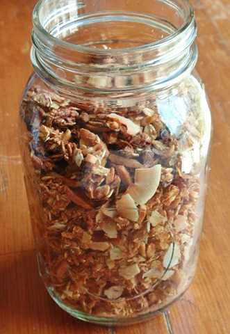 coconut and almond granola 5