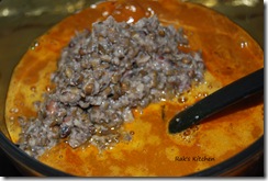 Add mashed dal