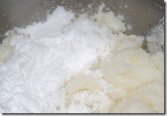 Add powdered sugar and kalkandu