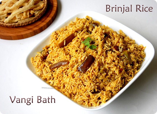 Binjal rice/Vangi bath