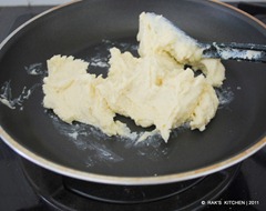 heat in pan