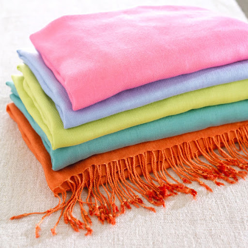 Bridesmaid gift scarves