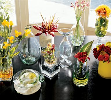 Mixed vases pottery barn