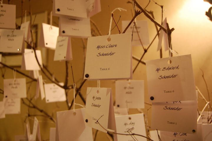 Place card tree