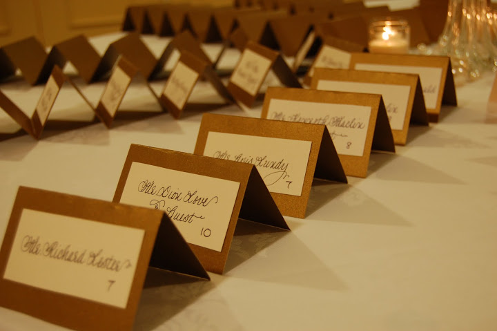Place Card Table star shape