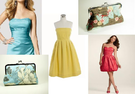 Alternative to bridesmaid bouquet clutch purse