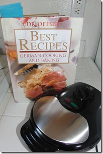 waffle cooking