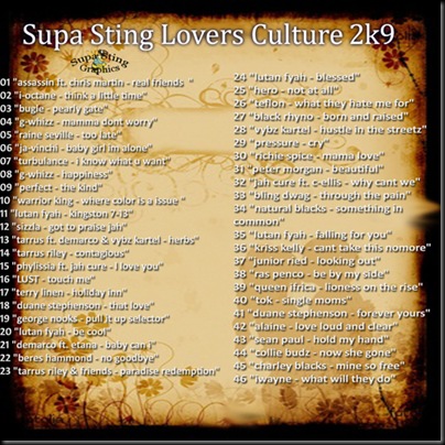 Supa Sting - Lovers Culture 2K9 back