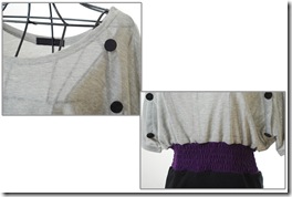 Simple plain a piece dress
