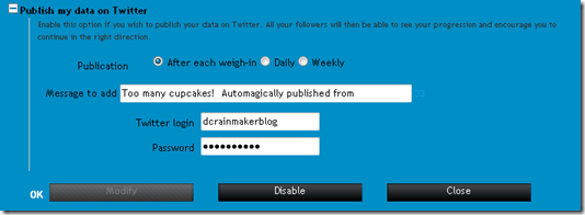 Detailed Configuration of Twitter Settings