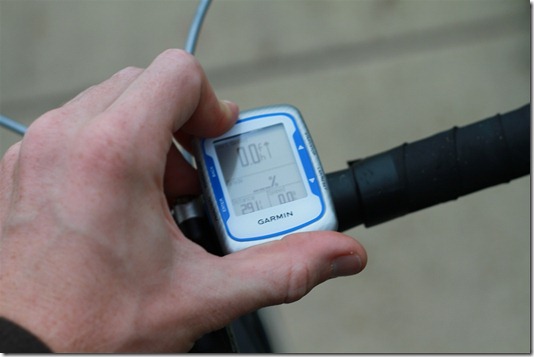 Edge 500 mount system on road bike