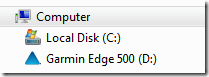 Edge 500 USB Windows Drive