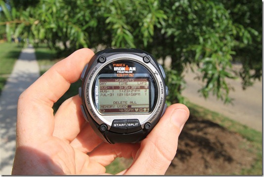 Timex Global Trainer Activity Review Mode