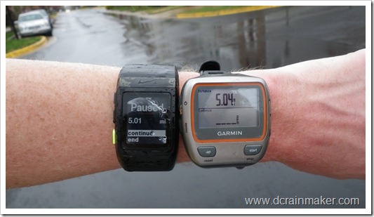 Nike+ GPS Sportwatch Run Distance Comparison Nike+ GPS Sportwatch Run Distance Comparison
