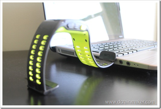 Nike+ GPS Sportwatch USB wristband charging Nike+ GPS Sportwatch USB wristband charging