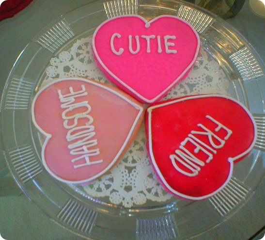 Valentines Day cookies from MQ