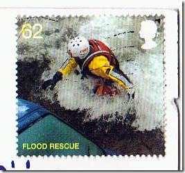Sunday Stamps Flood Rescue