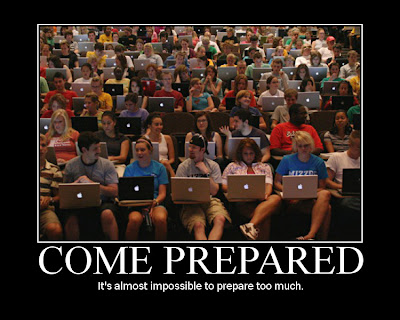 Come Prepared