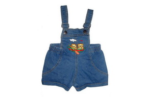 Overall Jeans: Pingu (Blue)