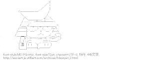 [AA]ひこにゃん？