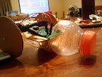 $10 cardboard robot w/ remote