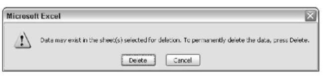 You can instruct Excel to not display these types of alerts while running a macro.